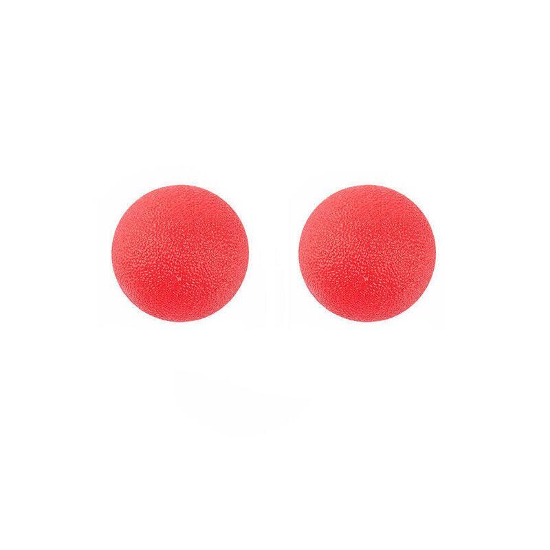 2Pcs Solid Training Rubber Ball Pet Puppy Dog Chew Play Fetch Bite Toy